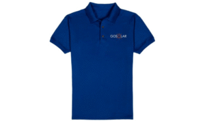 Embroidered Men's Polo Shirt - Royal Blue