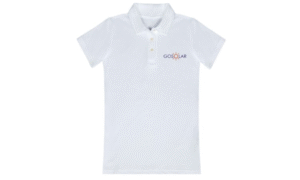 Embroidered Women's Polo Shirt - White